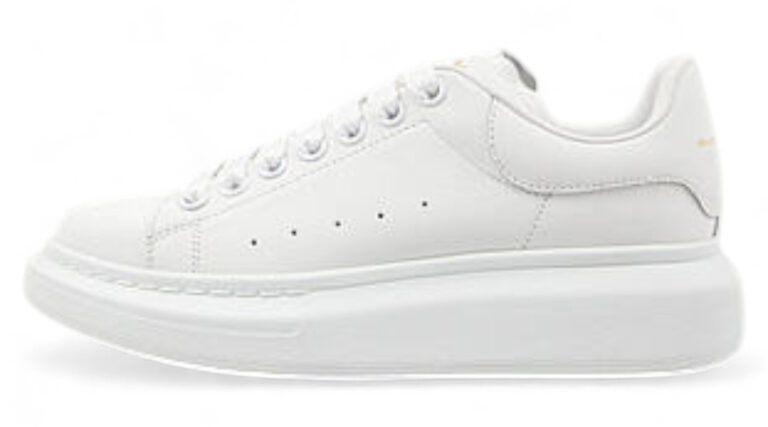 Alexander McQueen Oversized Sneaker – Triple White Leather