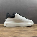Alexander McQueen Oversized Sneaker – White & Metallic Rose Gold Heel