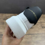 Alexander McQueen Oversized Sneaker – White & Metallic Rose Gold Heel