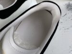Alexander McQueen Oversized Sneaker – White Leather with Light Blue Suede Heel Tab
