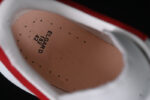 Alexander McQueen Oversized Sneaker – White Leather with Red Suede Heel Tab