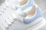 Alexander McQueen Oversized Sneaker – White & Light Blue