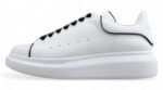 Alexander McQueen Oversized Sneaker – White with Black Trim