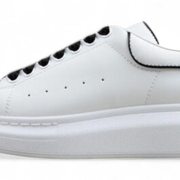 Alexander McQueen Oversized Sneaker – White with Black Trim