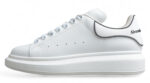 Alexander McQueen Oversized Sneaker – White with Gray Heel Tab