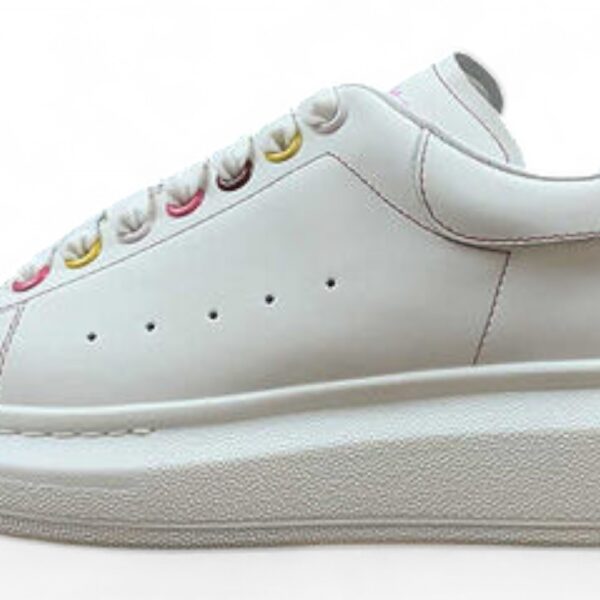 Alexander McQueen Oversized Sneaker – White with Multicolor Details