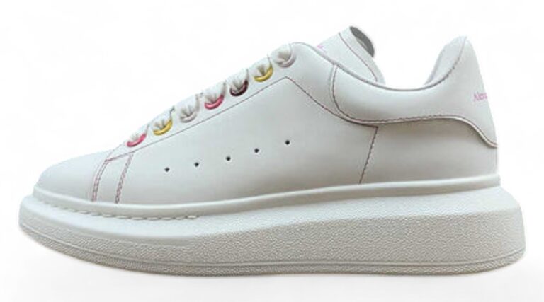 Alexander McQueen Oversized Sneaker – White with Multicolor Details