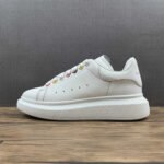 Alexander McQueen Oversized Sneaker – White with Multicolor Details
