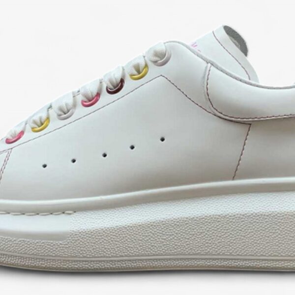 Alexander McQueen Oversized Sneaker – White with Multicolor Details