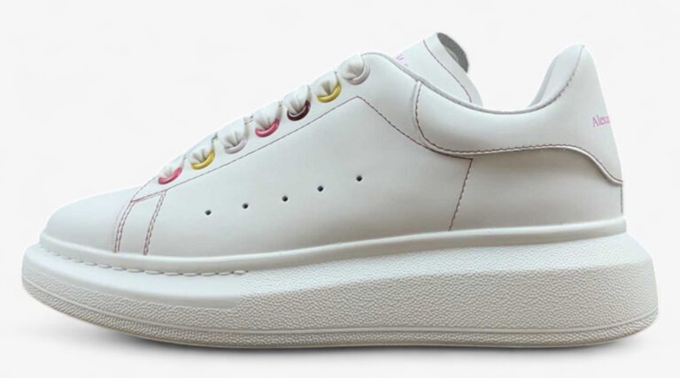 Alexander McQueen Oversized Sneaker – White with Multicolor Details