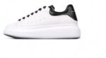 Alexander McQueen Oversized Sneakers – Black Croc Heel Tab