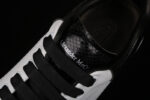 Alexander McQueen Oversized Sneakers – Black Croc Heel Tab