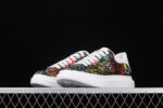 Alexander McQueen Oversized Sneakers – Black with Multicolor Graffiti Print