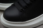 Alexander McQueen Oversized Sneakers – Black with White Heel