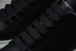 Alexander McQueen Oversized Sneakers – Black with White Heel