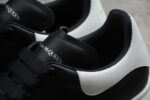 Alexander McQueen Oversized Sneakers – Black with White Heel