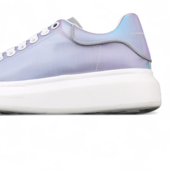 Alexander McQueen Oversized Sneakers – Iridescent Purple-Blue