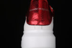 Alexander McQueen Oversized Sneakers – Red Croc Heel Tab