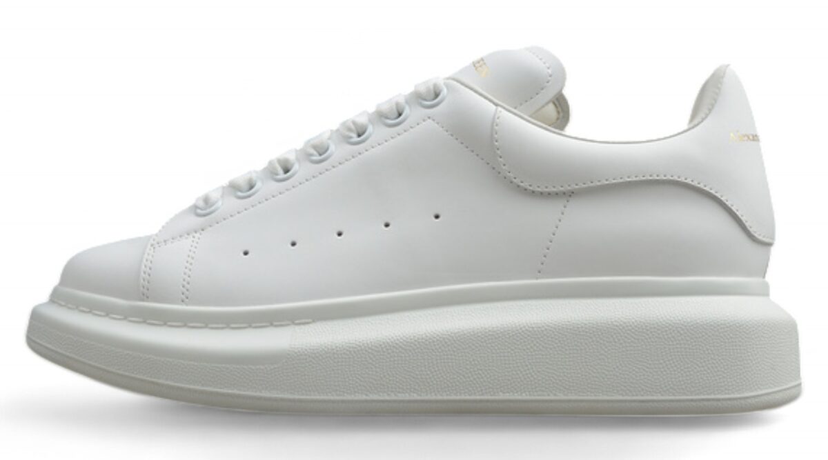 Alexander McQueen Oversized Sneakers – Triple White