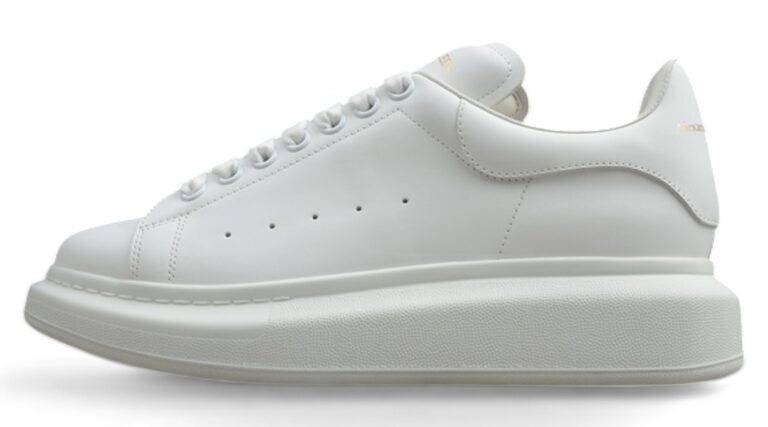Alexander McQueen Oversized Sneakers – Triple White
