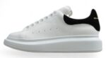 Alexander McQueen Oversized Sneakers – White & Black Suede