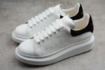 Alexander McQueen Oversized Sneakers – White & Black Suede