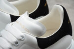 Alexander McQueen Oversized Sneakers – White & Black Suede