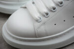 Alexander McQueen Oversized Sneakers – White & Blush Pink Suede