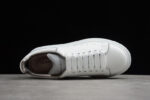 Alexander McQueen Oversized Sneakers – White & Grey Heel Tab
