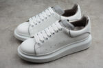 Alexander McQueen Oversized Sneakers – White & Grey Heel Tab