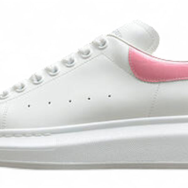 Alexander McQueen Oversized Sneakers – White & Pink