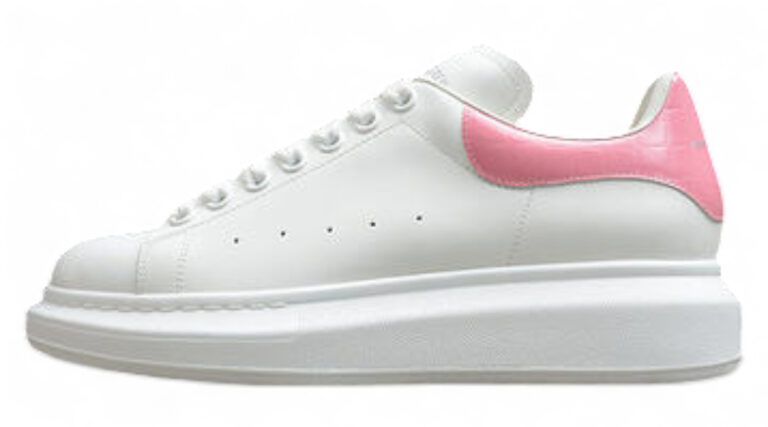 Alexander McQueen Oversized Sneakers – White & Pink