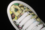 Alexander McQueen Oversized Sneakers – White with Abstract Multicolor Print