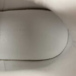 Alexander McQueen Oversized Sneakers – White with Black Glitter Heel
