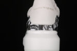 Alexander McQueen Oversized Sneakers – White with Black & Grey Abstract Print