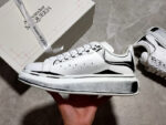 Alexander McQueen Oversized Sneakers – White with Black Sketch Effect