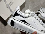 Alexander McQueen Oversized Sneakers – White with Black Sketch Effect