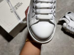 Alexander McQueen Oversized Sneakers – White with Black Sketch Effect