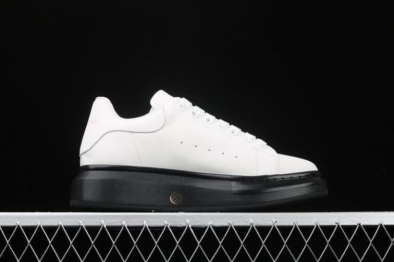 Alexander McQueen Oversized Sneakers – White with Black Sole