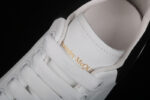Alexander McQueen Oversized Sneakers – White with Black Suede Heel Tab