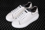 Alexander McQueen Oversized Sneakers – White with Black Trim
