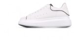 Alexander McQueen Oversized Sneakers – White with Black Trim