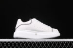 Alexander McQueen Oversized Sneakers – White with Black Trim