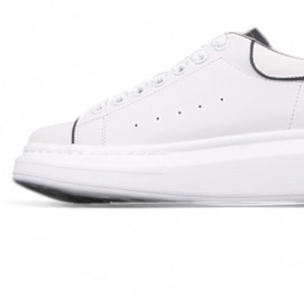Alexander McQueen Oversized Sneakers – White with Black Trim