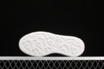 Alexander McQueen Oversized Sneakers – White with Burgundy Heel & Laces
