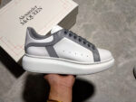 Alexander McQueen Oversized Sneakers – White with Grey Accents
