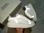 Alexander McQueen Oversized Sneakers – White with Grey Accents