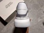 Alexander McQueen Oversized Sneakers – White with Grey Accents