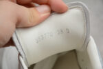 Alexander McQueen Oversized Sneakers – White with Grey Suede Heel