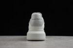 Alexander McQueen Oversized Sneakers – White with Grey Suede Heel